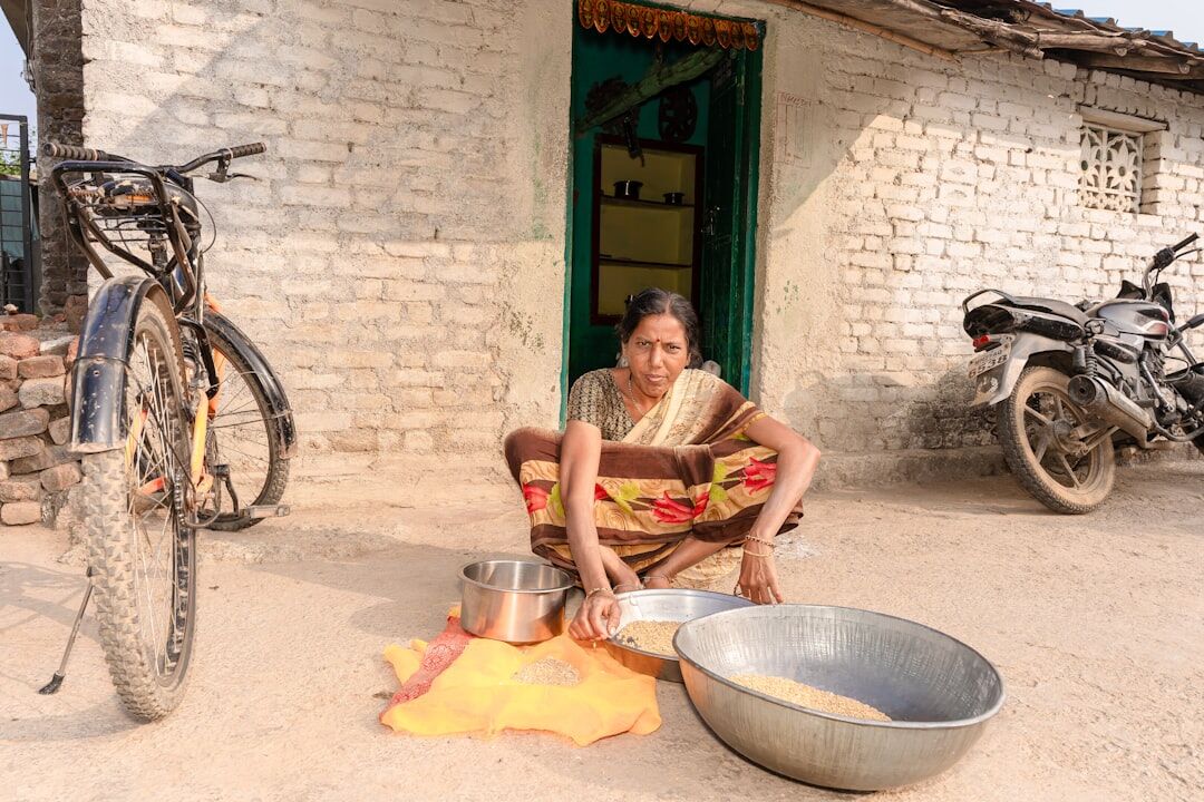 woman entrepreneur in village