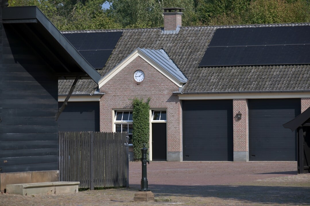 solar panels on rooftop